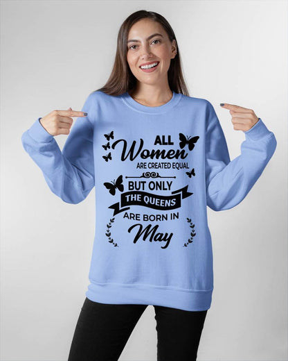 MAY GIRLS ARE TRUE QUEENS - FOR WOMEN - TLEE05 (SKU2605-58-05)