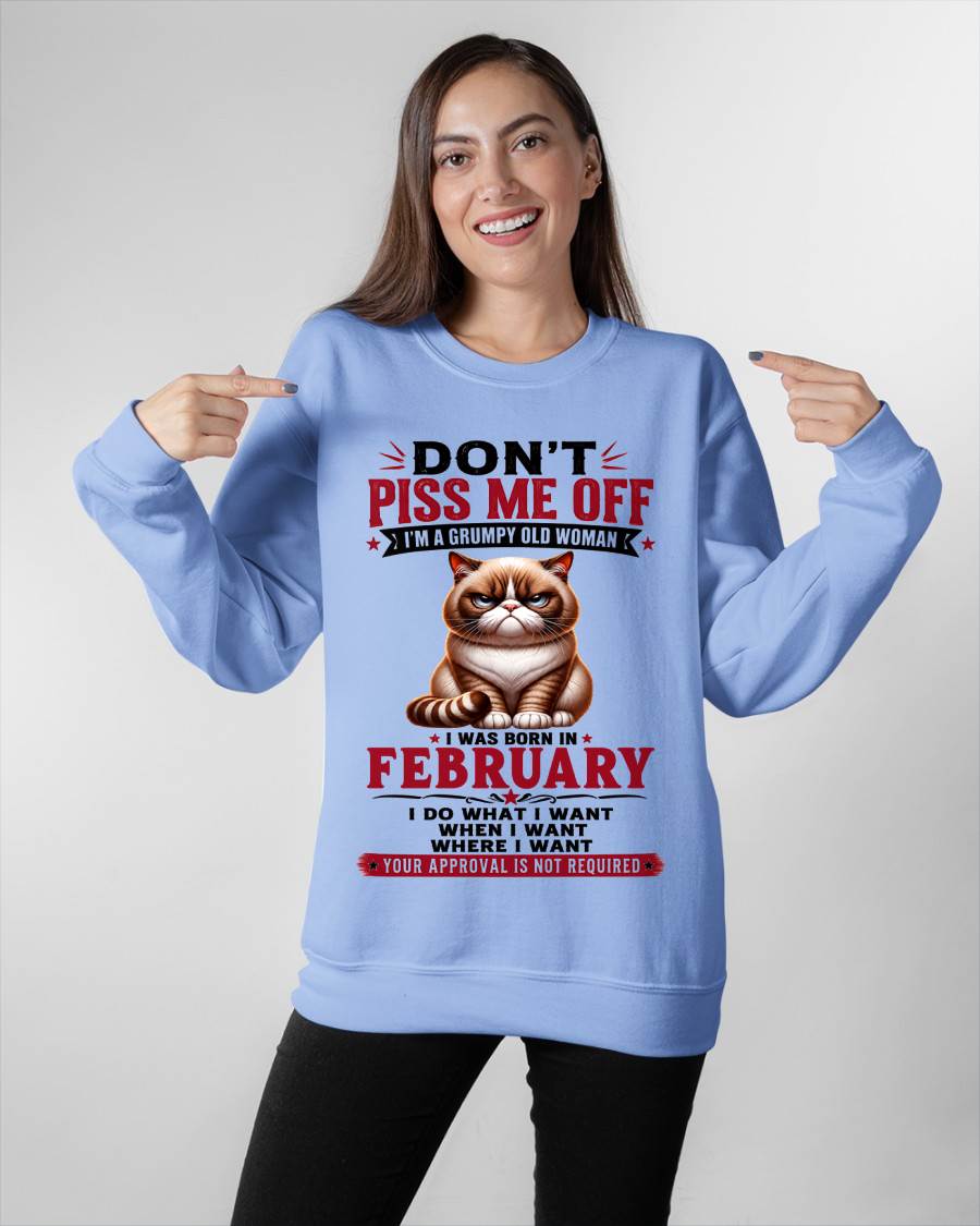 FEBRUARY – ZERO PATIENCE FUNNY CAT - FOR WOMEN - TLEE02 (SKU2608-291-02)