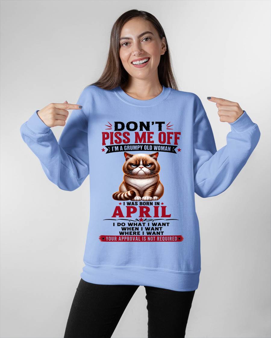 APRIL – ZERO PATIENCE FUNNY CAT - FOR WOMEN - TLEE04 (SKU2608-291-04)