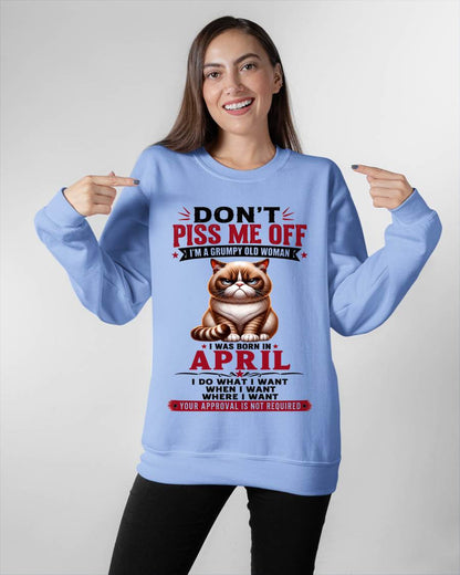 APRIL – ZERO PATIENCE FUNNY CAT - FOR WOMEN - TLEE04 (SKU2608-291-04)