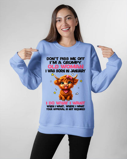 JANUARY GRUMPY LADY SHIRT - FOR WOMEN - TLEE01 (SKU2607-215-01)