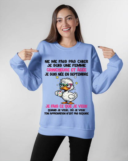 JE SUIS UNE FILLE DE SEPTEMBRE - POUR FEMME - TLEE09 (SKU2604-117-09)