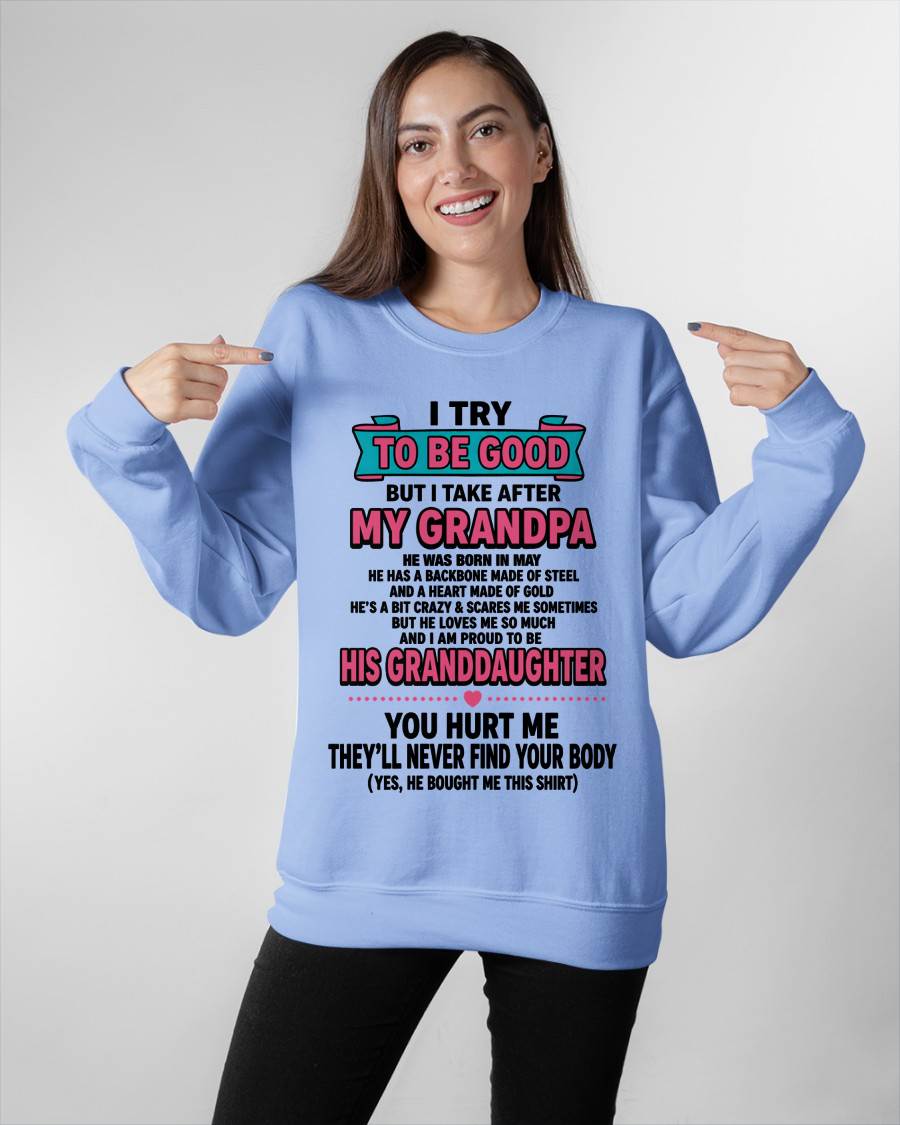MAY - I TRY TO BE GOOD BUT I TAKE AFTER MY GRANDPA - FROM GRANDPA - TLEE05 (SKU2606-212-05)