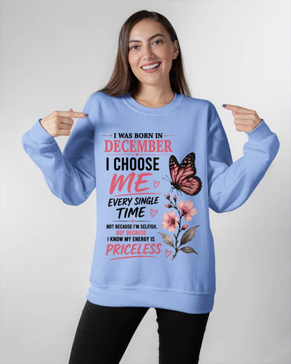 DECEMBER QUEEN – I CHOOSE ME EVERY SINGLE TIME - FOR WOMEN - TLEE12 (SKU2606-02-12)