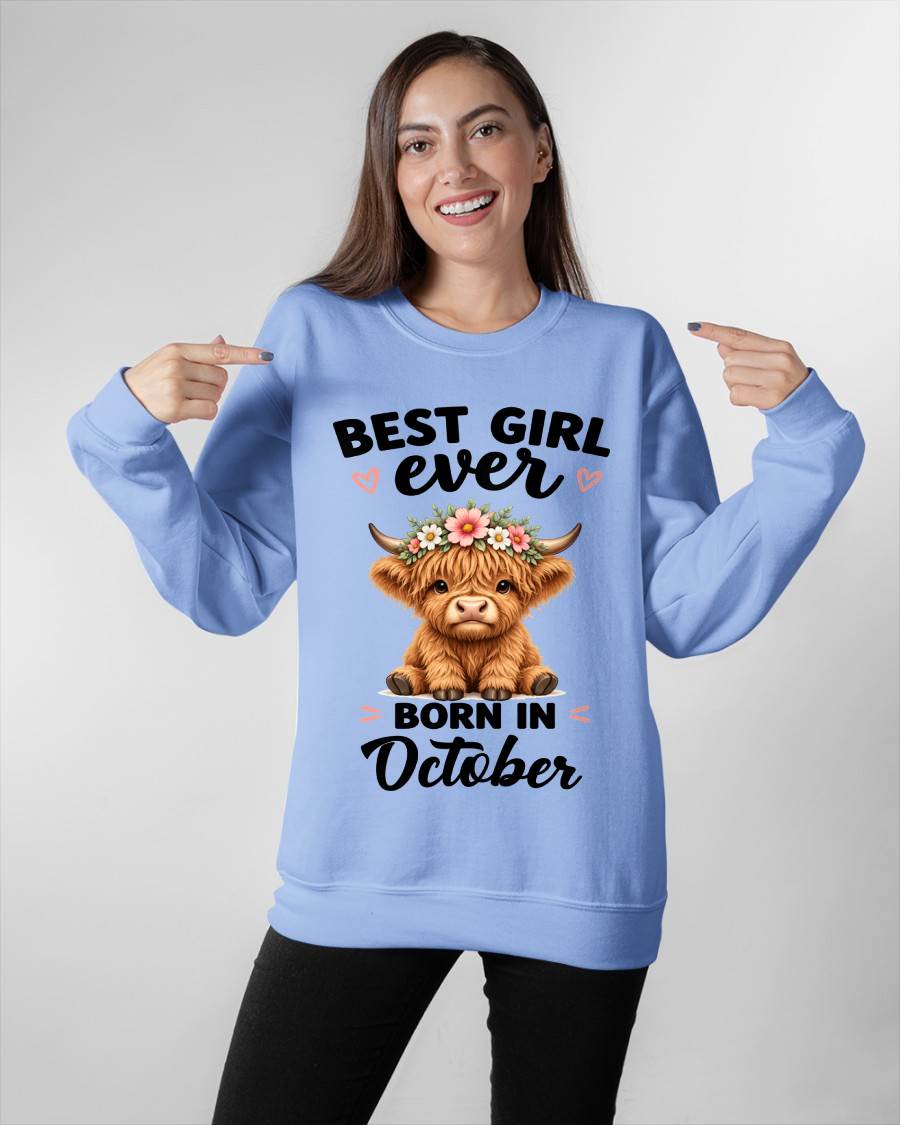OCTOBER - BEST GIRL EVER - FOR WOMEN - TLEE10 (SKU2607-198-10)