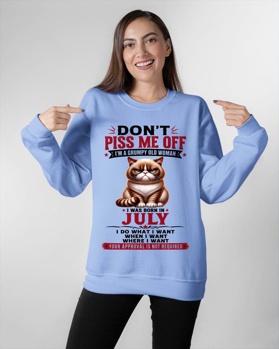 JULY – ZERO PATIENCE FUNNY CAT - FOR WOMEN - TLEE07 (SKU2608-291-07)