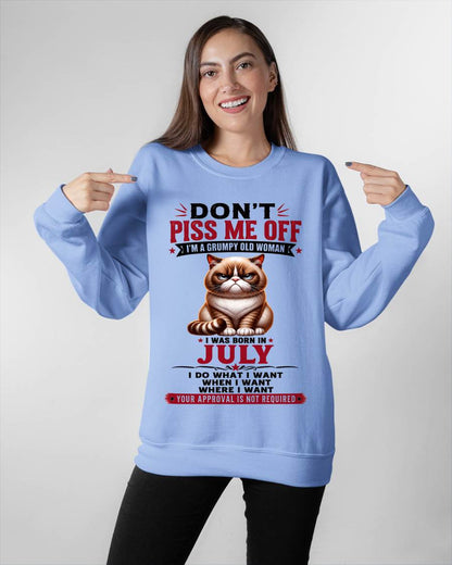 JULY – ZERO PATIENCE FUNNY CAT - FOR WOMEN - TLEE07 (SKU2608-291-07)