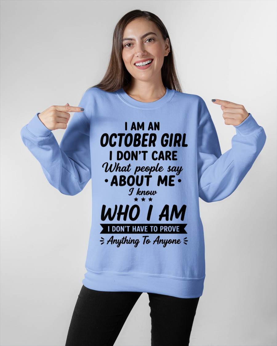OCTOBER – I DON'T CARE WHAT PEOPLE SAY ABOUT ME - FOR WOMEN - TLEE10 (SKU2606-379-10)