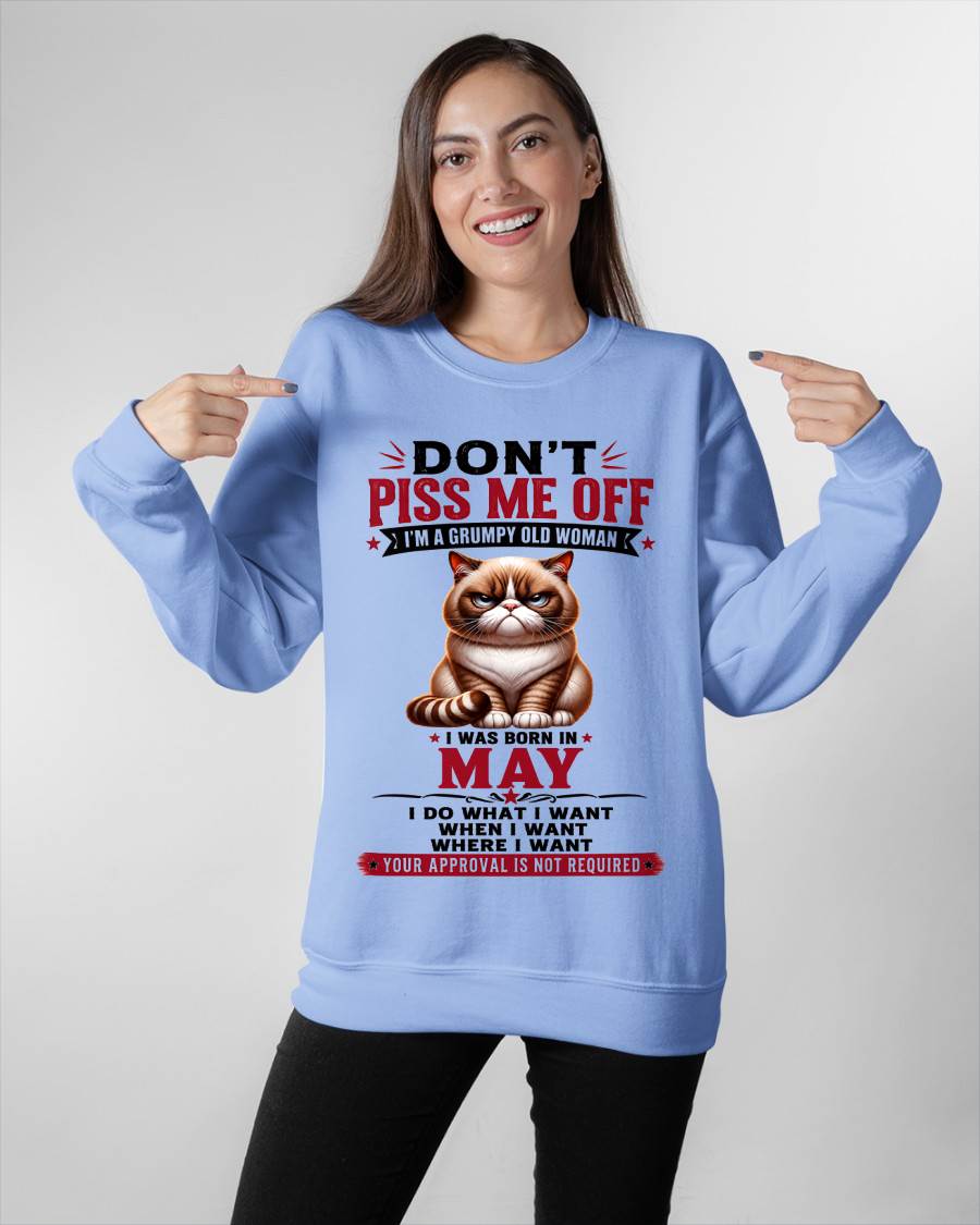 MAY – ZERO PATIENCE FUNNY CAT - FOR WOMEN - TLEE05 (SKU2608-291-05)