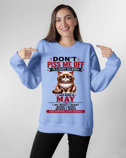 MAY – ZERO PATIENCE FUNNY CAT - FOR WOMEN - TLEE05 (SKU2608-291-05)
