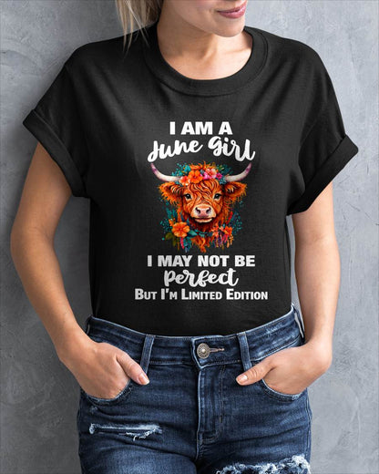 JUNE GIRL ONE OF A KIND TEE - FOR WOMEN - TLEE06 (SKU2607-296-06)