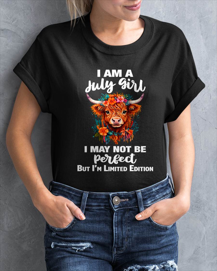 JULY GIRL ONE OF A KIND TEE - FOR WOMEN - TLEE07 (SKU2607-296-07)