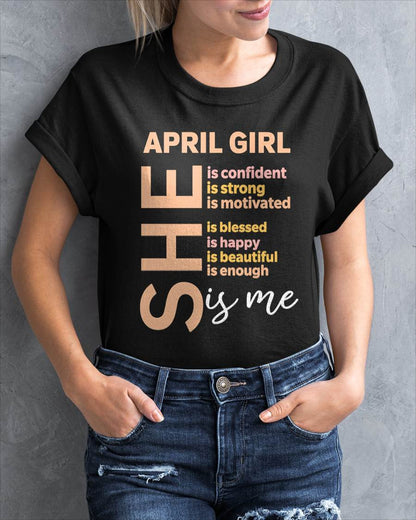 APRIL GIRL - SELF LOVE TYPOGRAPHY - FOR WOMEN - TLEE04 (SKU2606-255-04)