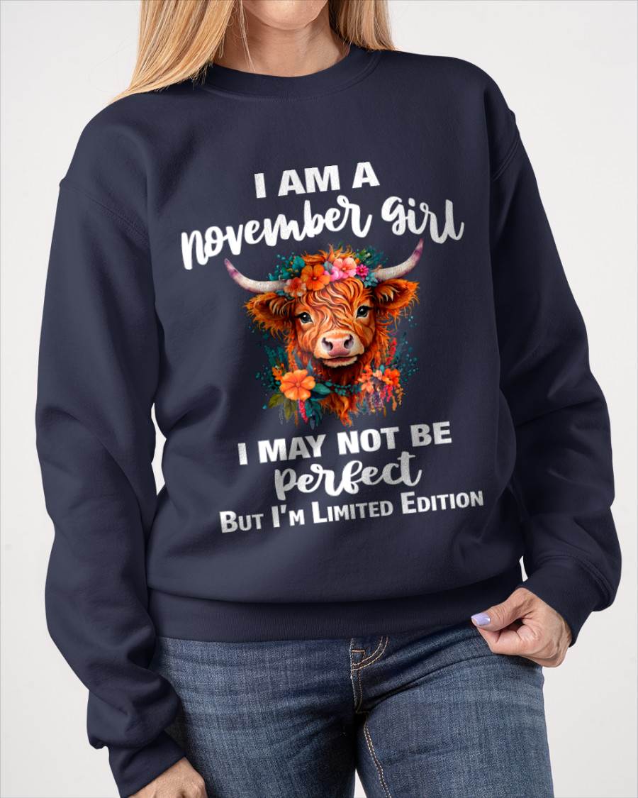 NOVEMBER GIRL ONE OF A KIND TEE - FOR WOMEN - TLEE11 (SKU2607-296-11)