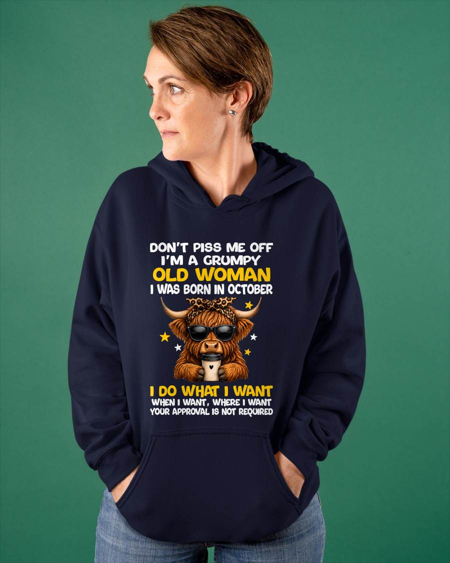 OCTOBER BORN WOMAN FUNNY SHIRT - FOR WOMEN - TLEE10 (SKU2607-217-10)