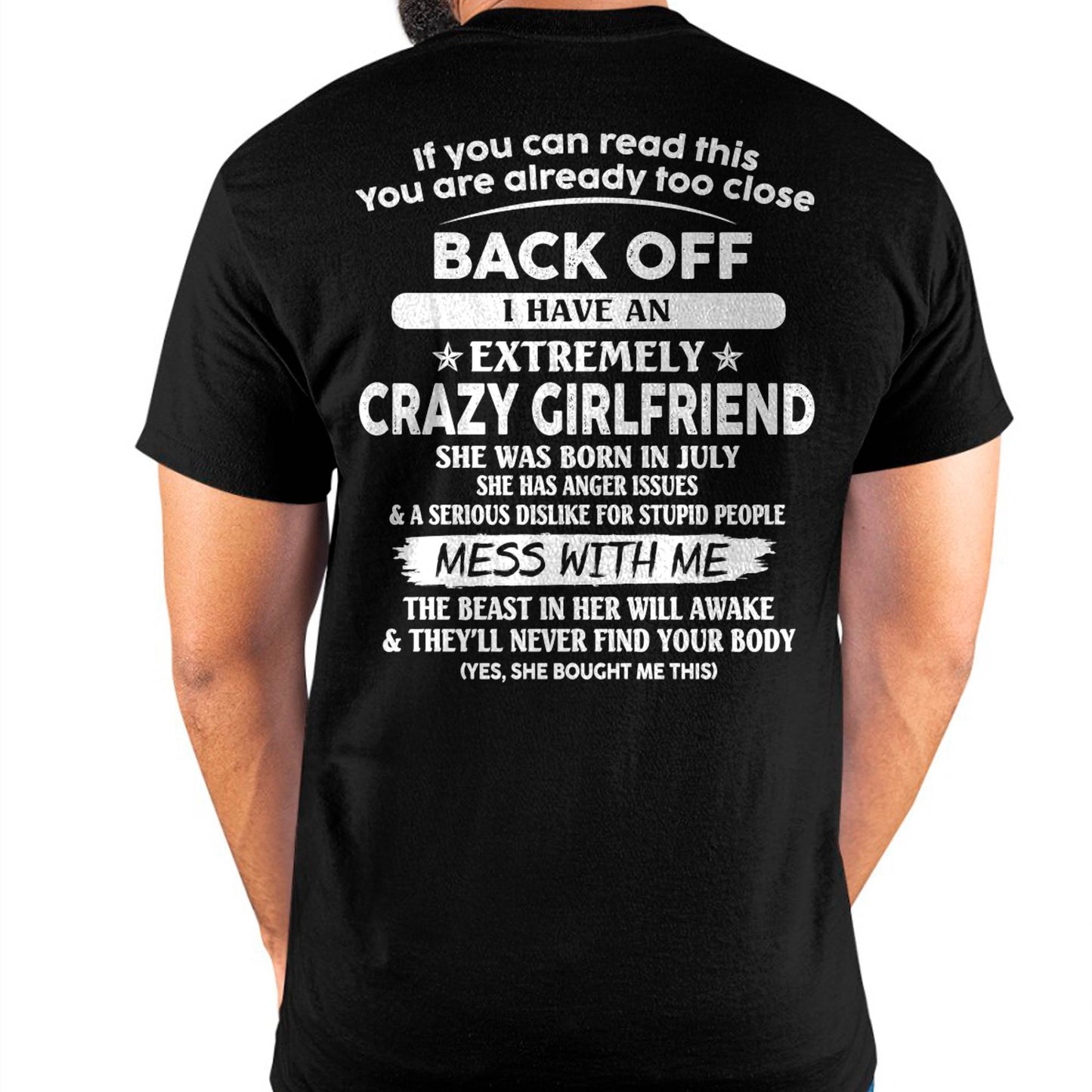 July - If You Can Read This You Are Already Too Close - Gift For Your Boyfriend, Husband From Wife - TLEE07 (SKU07-175-07)