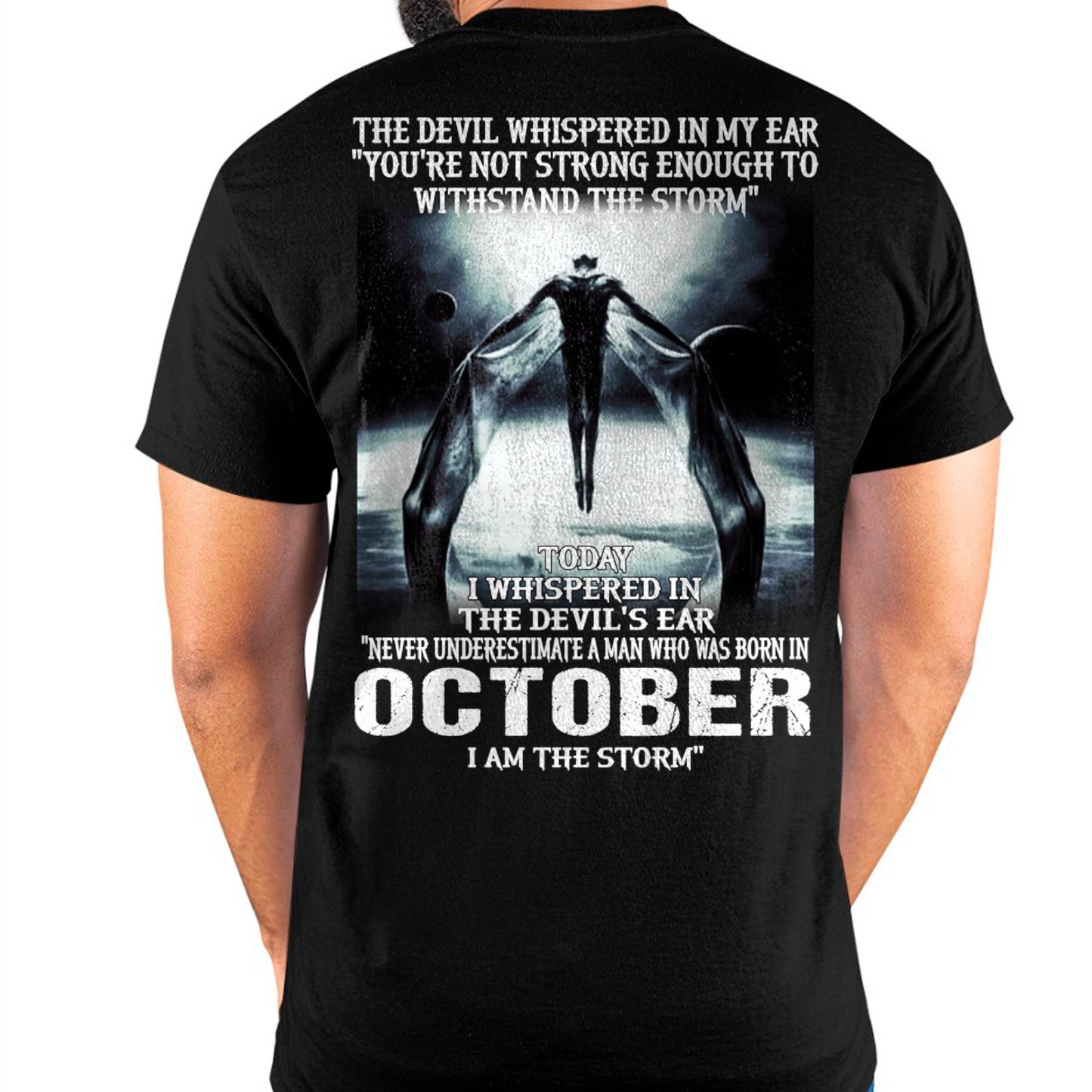 NOVEMBER - THE DEVIL WHISPERED IN MY EAR - T-SHIRT FOR MAN - TLEE11 (SKU08-35-11)