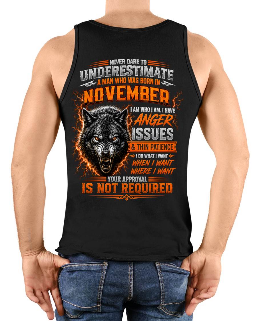 NOVEMBER MAN I DO WHAT I WANT SHIRT - FOR MAN - TLEE11 (SKU2608-244-11)