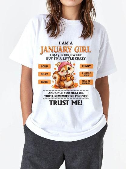 JANUARY GIRL - SWEET BUT A LITTLE CRAZY AND FULL OF ENERGY - FOR WOMEN - TLEE01 (SKU2603-126-01)