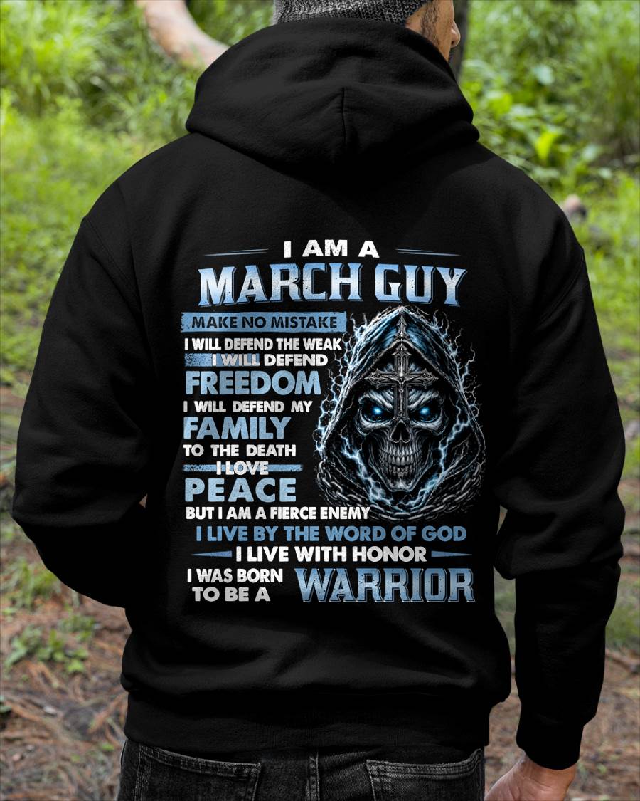 MARCH GUY – NEVER BACK DOWN - FOR MAN - TLEE03 (SKU2607-271-03)