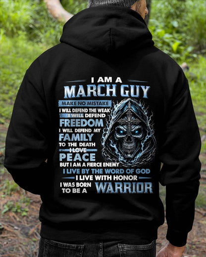 MARCH GUY – NEVER BACK DOWN - FOR MAN - TLEE03 (SKU2607-271-03)