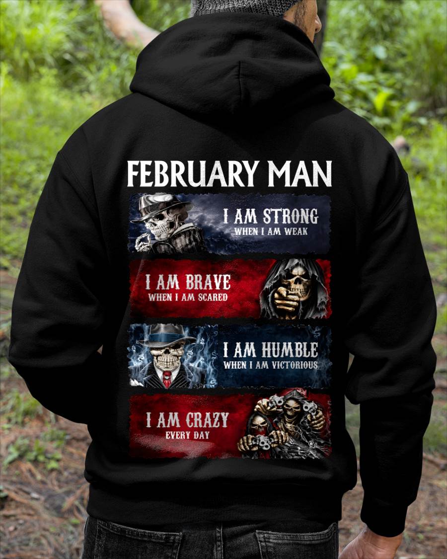 FEBRUARY MAN SKULL - FOR MAN - TLEE02 (SKU2607-304-02)