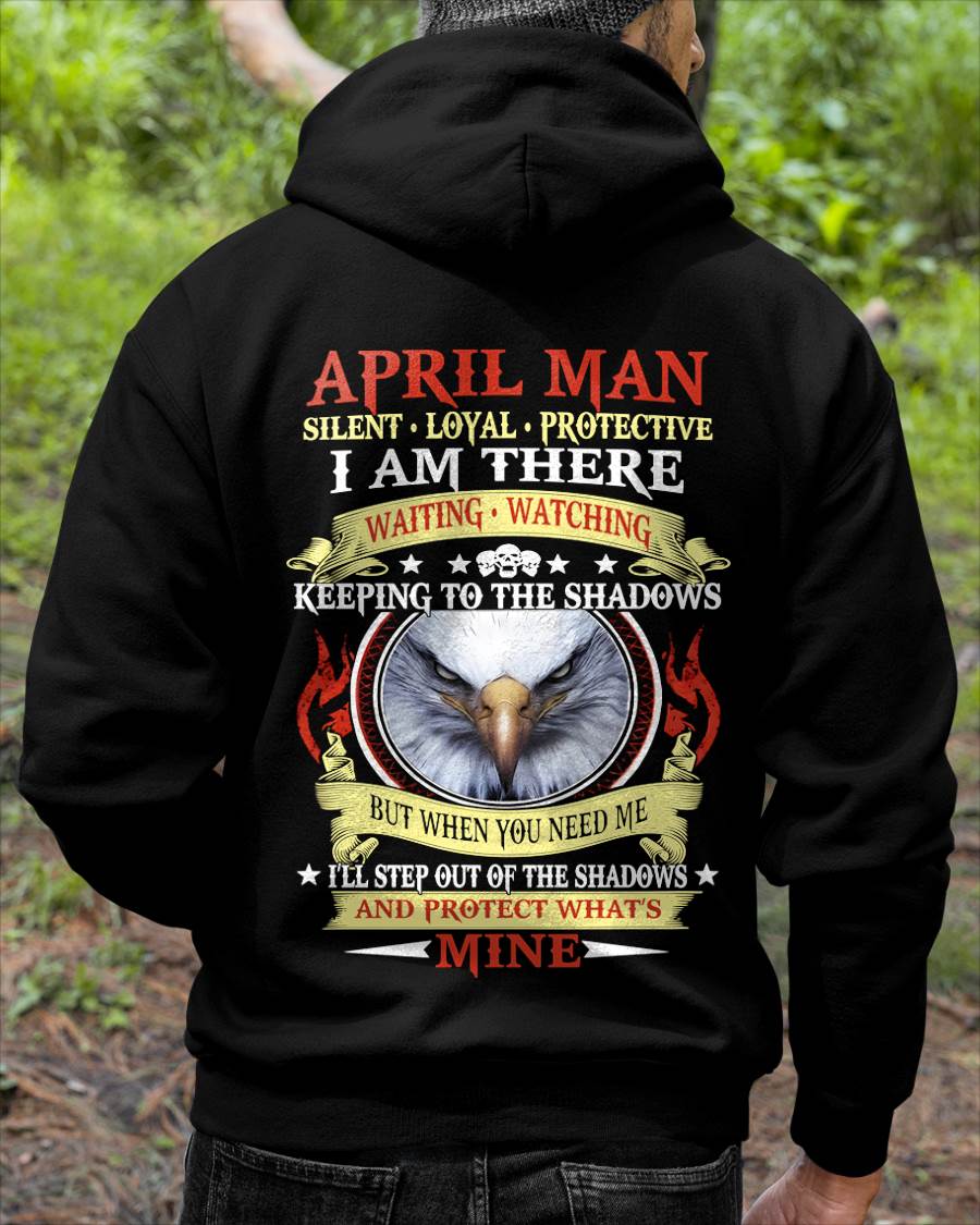 APRIL MAN - SILENT LOYAL PROTECTIVE I AM THERE WAITING WATCHING KEEPING TO THE SHADOWS - FOR MAN - TLEE04 (SKU2602-62-04)