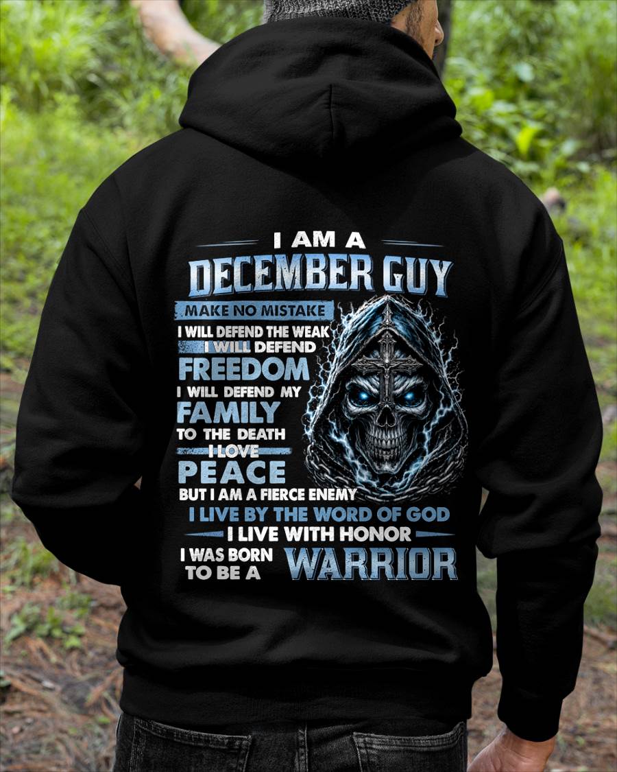 DECEMBER GUY – NEVER BACK DOWN - FOR MAN - TLEE12 (SKU2607-271-12)