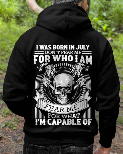 JULY – DON’T FEAR ME FOR WHO I AM, FEAR ME FOR WHAT I’M CAPABLE OF - FOR MAN - TLEE07 (SKU2604-199-07)