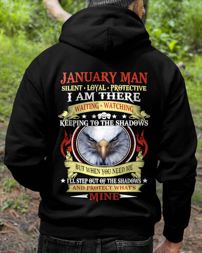 JANUARY MAN - SILENT LOYAL PROTECTIVE I AM THERE WAITING WATCHING KEEPING TO THE SHADOWS - FOR MAN - TLEE01 (SKU2602-62-01)