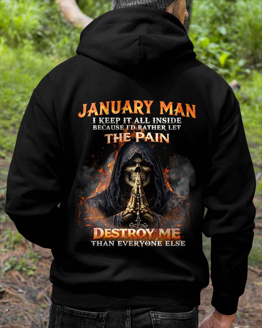 JANUARY MAN SKULL SHIRT – I KEEP IT ALL INSIDE DARK GOTHIC T-SHIRT - FOR MAN - TLEE01 (SKU2604-136-01)