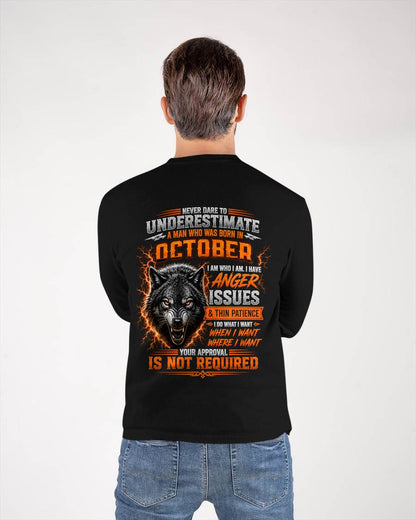 OCTOBER MAN I DO WHAT I WANT SHIRT - FOR MAN - TLEE10 (SKU2608-244-10)
