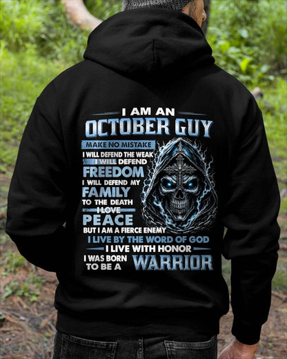OCTOBER GUY – NEVER BACK DOWN - FOR MAN - TLEE10 (SKU2607-271-10)