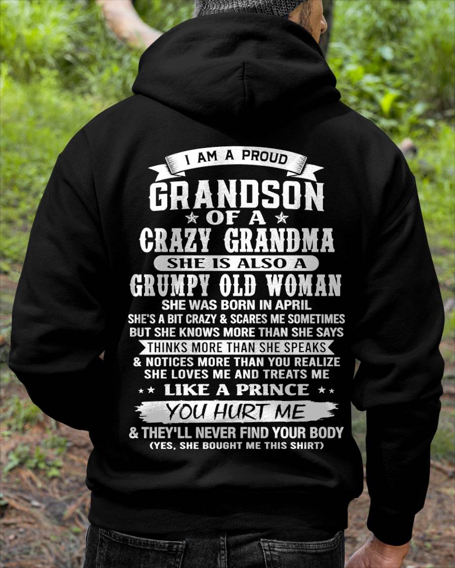 APRIL - GRANDSON OF A CRAZY GRANDMA - FROM GRANDMA - TLEE04 (SKU2606-274-04)