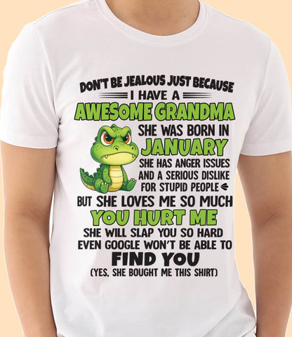JANUARY - DON'T BE JEALOUS JUST BECAUSE I HAVE A AWESOME GRANDMA - FROM GRANDMA - TLEE01 (SKU09-116-01)