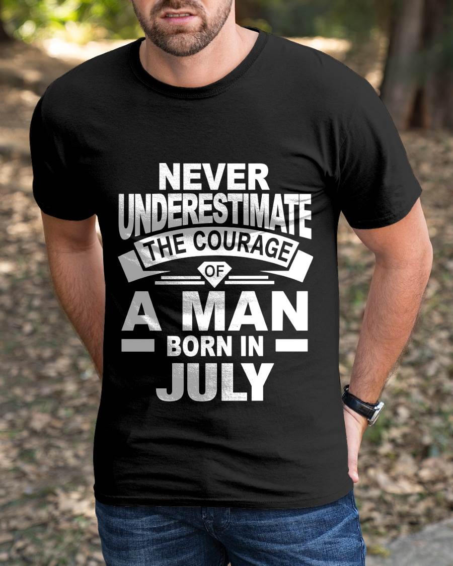 JULY BORN MAN : COURAGE STRENGTH & PRIDE - FOR MAN - TLEE07 (SKU2606-126-07)