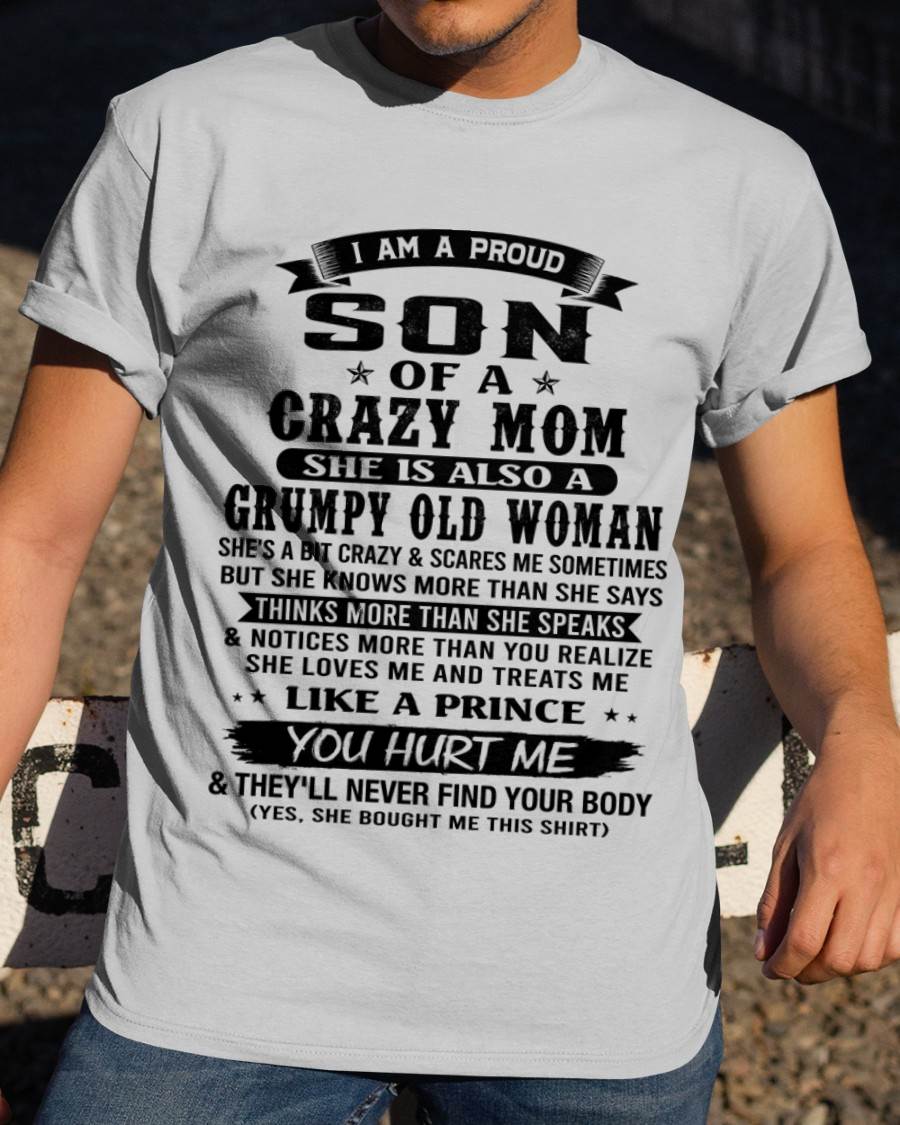 PROUD SON OF A FREAKIN' AWESOME MOM - FROM MOM - TLEE00 (SKU2607-60-00)