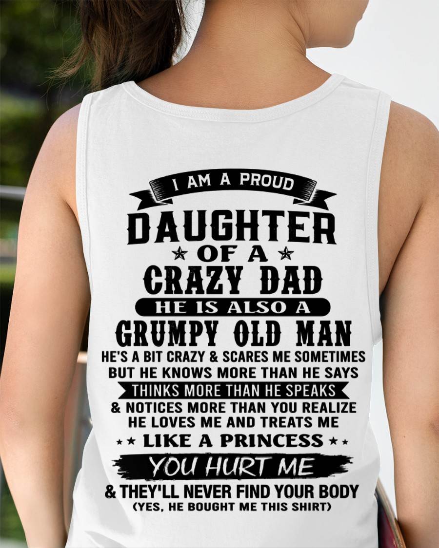FUNNY DAD AND DAUGHTER SHIRT - FROM DAD - TLEE00 (SKU2606-394-00)