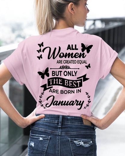 JANUARY – FUNNY WOMEN’S SHIRT, BEST GIRLS BORN THIS MONTH - FOR WOMEN - TLEE01 (SKU2604-168-01)