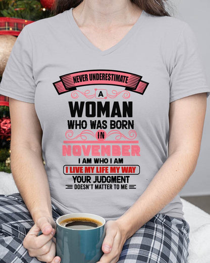 NOVEMBER - I AM WHO I AM — CONFIDENT, INDEPENDENT, AND UNAPOLOGETIC - FOR WOMEN - TLEE11 (SKU2602-91-11)