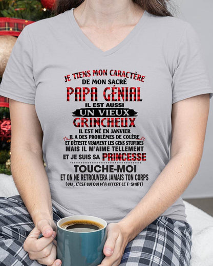 JANVIER / FILLE À PAPA GÂTÉE ET FIÈRE - CADEAU DE PAPA - TLEE01 (SKU2605-355-01)