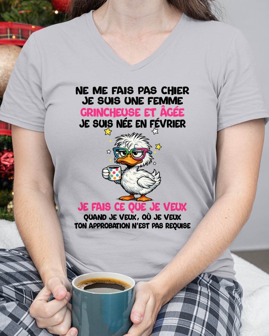 JE SUIS UNE FILLE DE FÉVRIER - POUR FEMME - TLEE02 (SKU2604-117-02)
