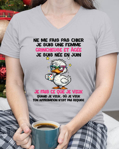 JE SUIS UNE FILLE DE JUIN - POUR FEMME - TLEE06 (SKU2604-117-06)