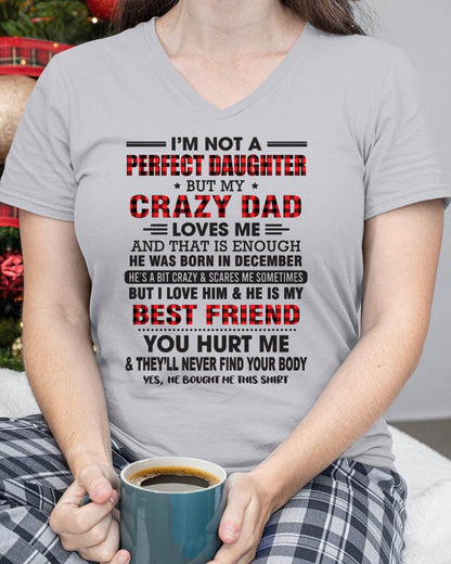 DECEMBER - I'M NOT A PERFECT DAUGHTER BUT MY CRAZY DAD - FROM DAD - TLEE12 (SKU26T-01-14-12)
