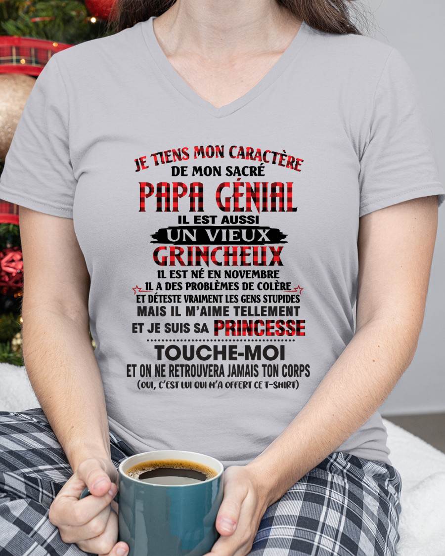 NOVEMBRE / FILLE À PAPA GÂTÉE ET FIÈRE - CADEAU DE PAPA - TLEE11 (SKU2605-355-11)