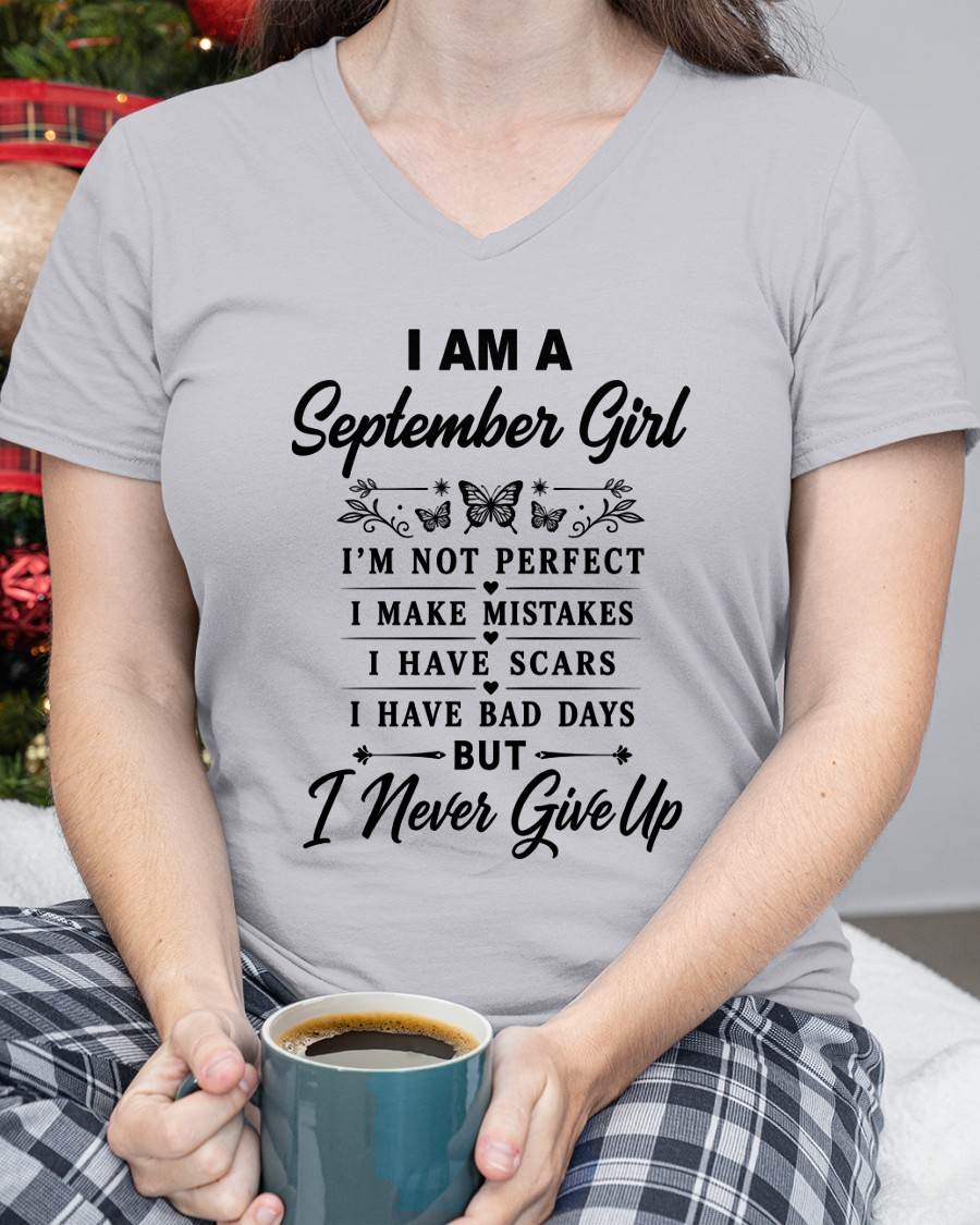 SEPTEMBER GIRL NEVER GIVE UP - FOR WOMEN - TLEE09 (SKU2606-378-09)