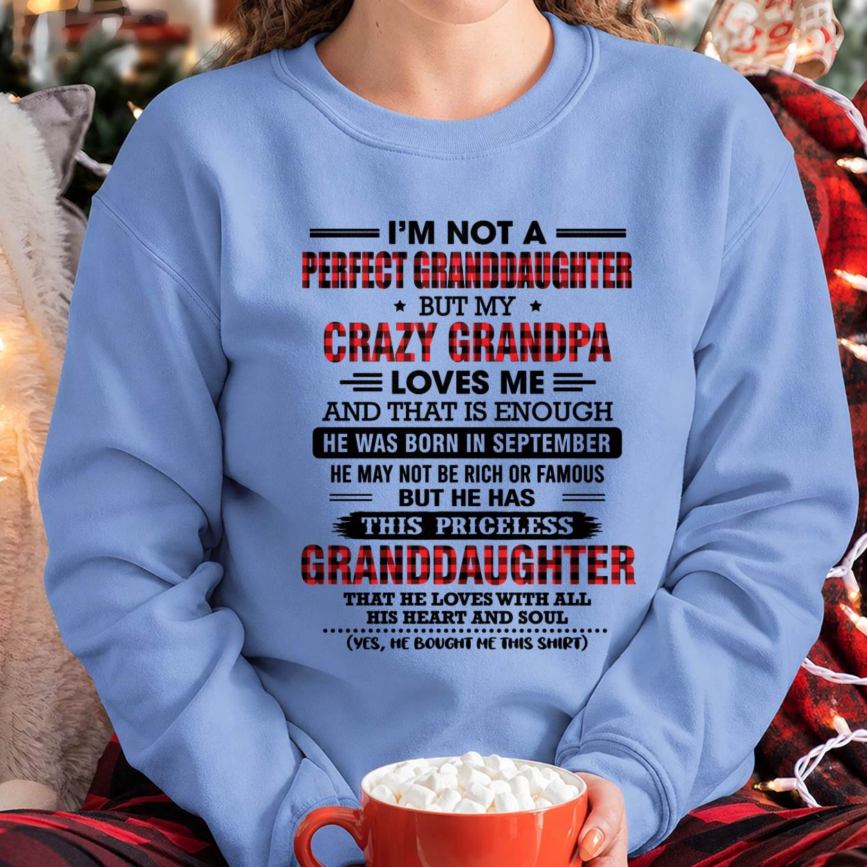 SEPTEMBER - PRICELESS GRANDDAUGHTER - FROM GRANDPA - TLEE09 (SKU2608-446-09)