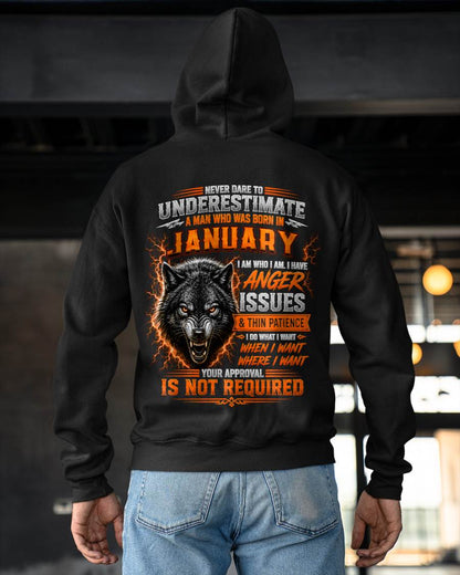 JANUARY MAN I DO WHAT I WANT SHIRT - FOR MAN - TLEE01 (SKU2608-244-01)