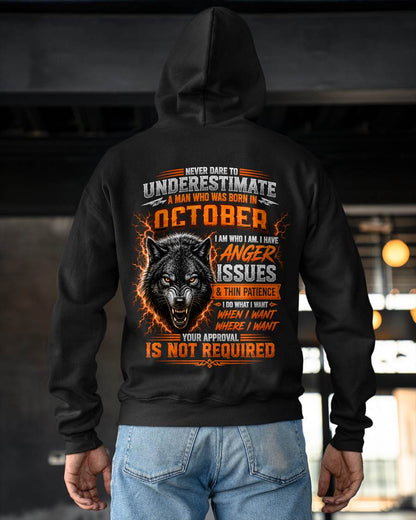 OCTOBER MAN I DO WHAT I WANT SHIRT - FOR MAN - TLEE10 (SKU2608-244-10)
