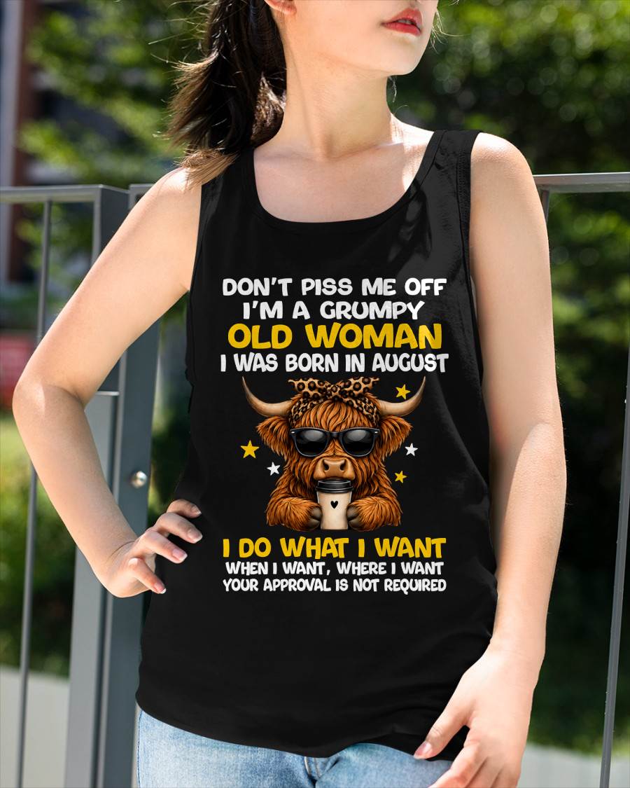 AUGUST BORN WOMAN FUNNY SHIRT - FOR WOMEN - TLEE08 (SKU2607-217-08)